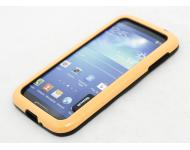 Чехол Zenus Wallnut Bumper для Samsung Galaxy S4 i9500 желтый-черный фото 1