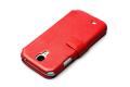 Чехол кожаный Zenus Prestige Rock Stud Diary для Samsung Galaxy S4 i9500 красный фото 4