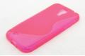 Чехол гелевый для Samsung Galaxy S4 i9500 розовый фото 1