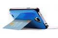 Чехол Zenus Wallnut Flip Jacket для Samsung Galaxy S4 i9500 синий фото 6
