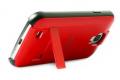 Чехол Zenus Wallnut Stand Jacket для Samsung Galaxy S4 i9500 красный фото 6