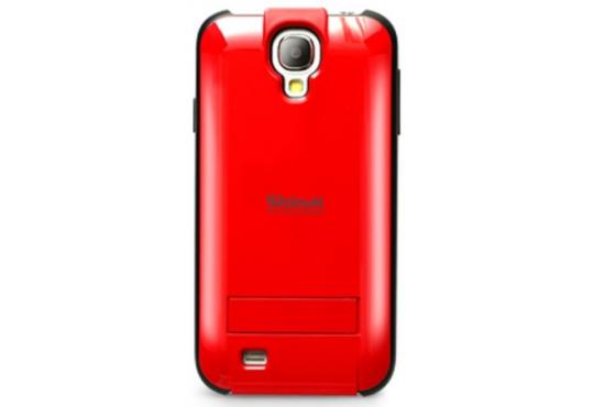 Чехол Zenus Wallnut Stand Jacket для Samsung Galaxy S4 i9500 красный фото 1