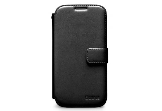 Чехол кожаный Zenus Prestige Heritage Diary для Samsung Galaxy S4 i9500 черный фото 1