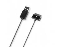 Качественный универсальный USB для apple фиолетового цвета USB кабель Deppa для Galaxy Tab/Note 10 1.2 м черный