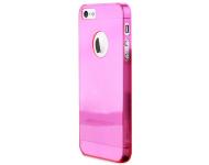 Чехол пластиковый PURO Crystal для Apple iPhone 5 / 5s / SE розовый фото 1
