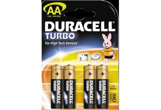 Батарейка Duracell Turbo AA упаковка 4 шт фото 1