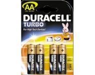 Батарейка Duracell Turbo AA упаковка 4 шт фото 1