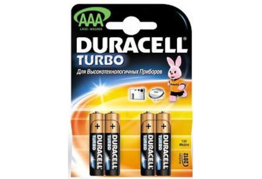 Яркая, классическая и доступная защитная пленка Duracell Turbo AAA упаковка 4 шт