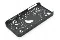Чехол пластиковый PIVOT My little garden для Apple iPhone 4 / 4S черный фото 3